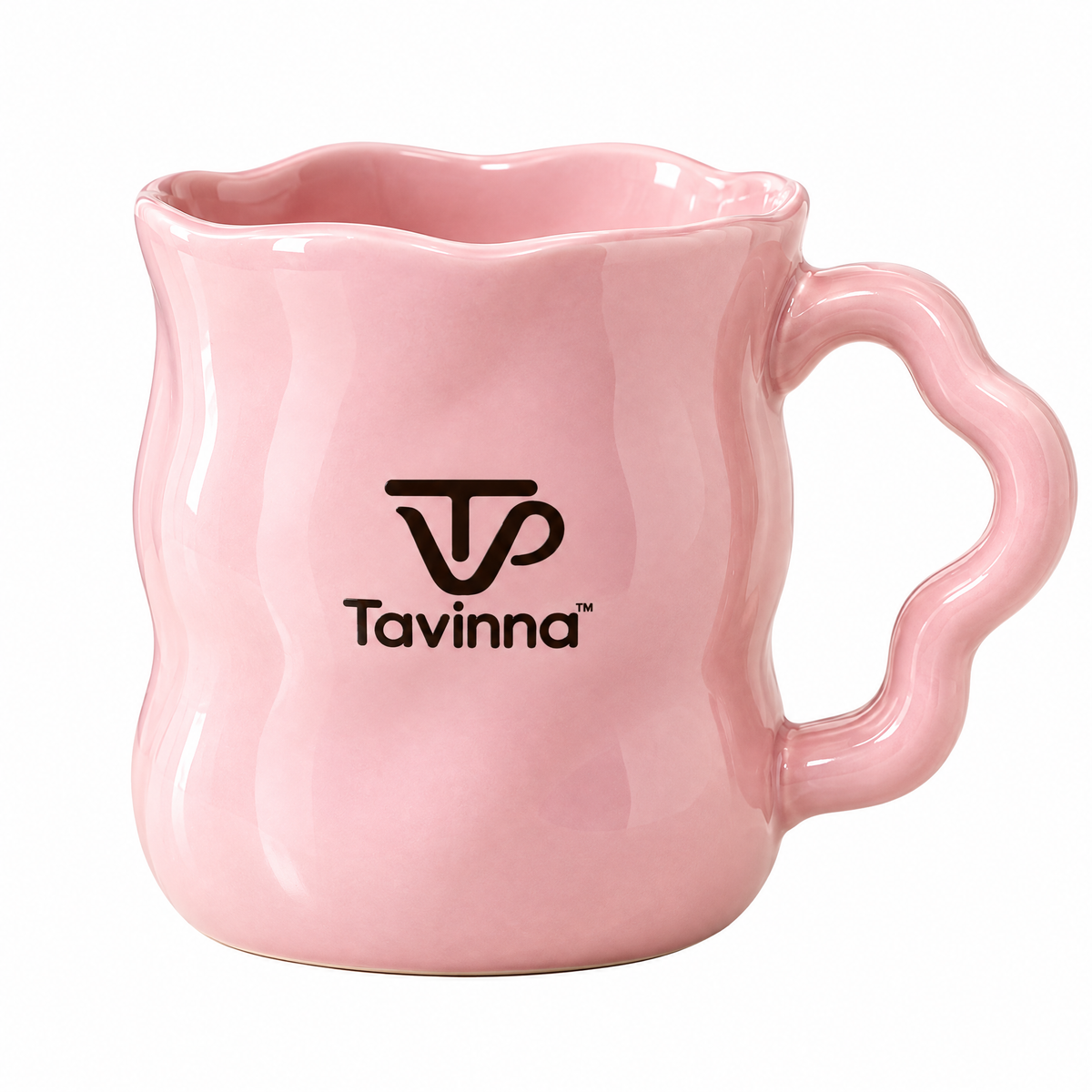 Tavinna Blue Wave Handle Mug image 5
