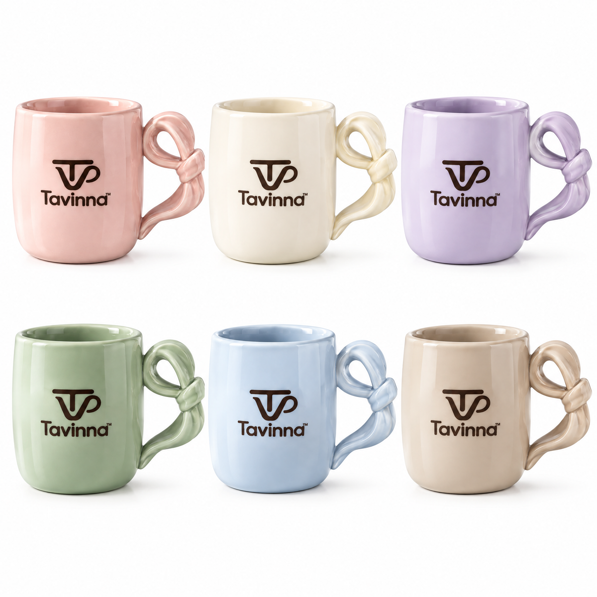 Tavinna Blush Bloom Ceramic Mug image 5