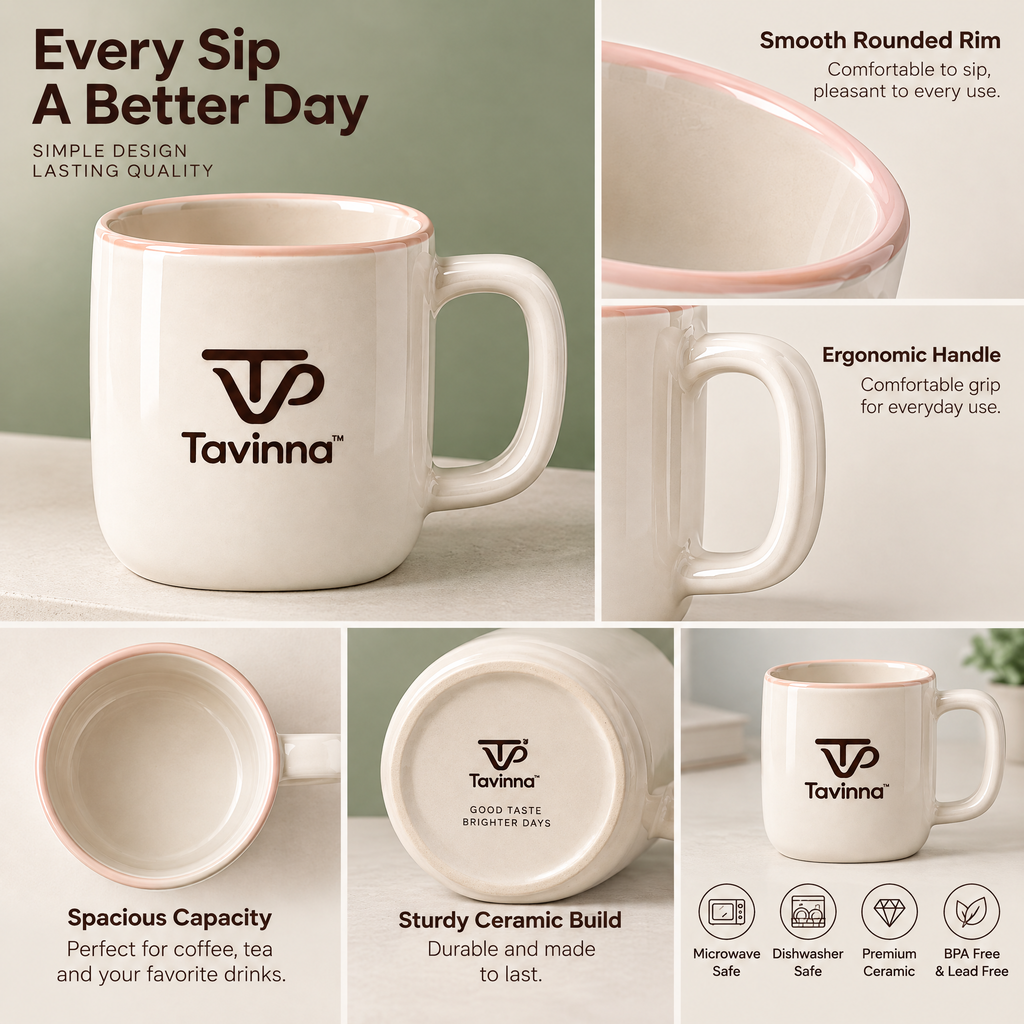 Tavinna Rose Clay Statement Mug image 3