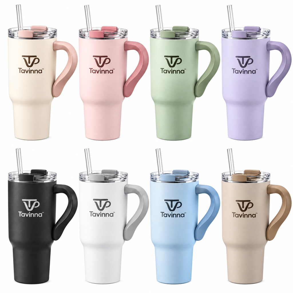 Tavinna Blush Latte Travel Tumbler image 4
