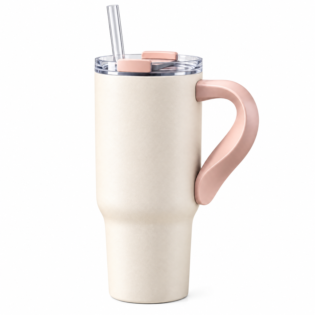 Tavinna Blush Latte Travel Tumbler image 5