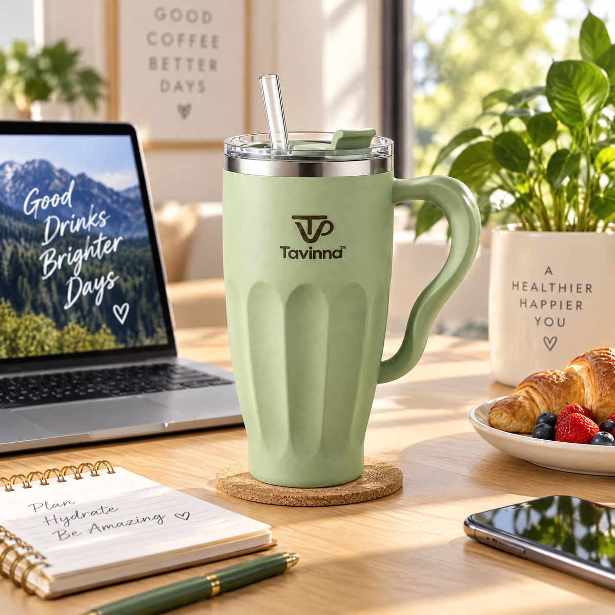Tavinna Sage Garden Grip Tumbler image 2