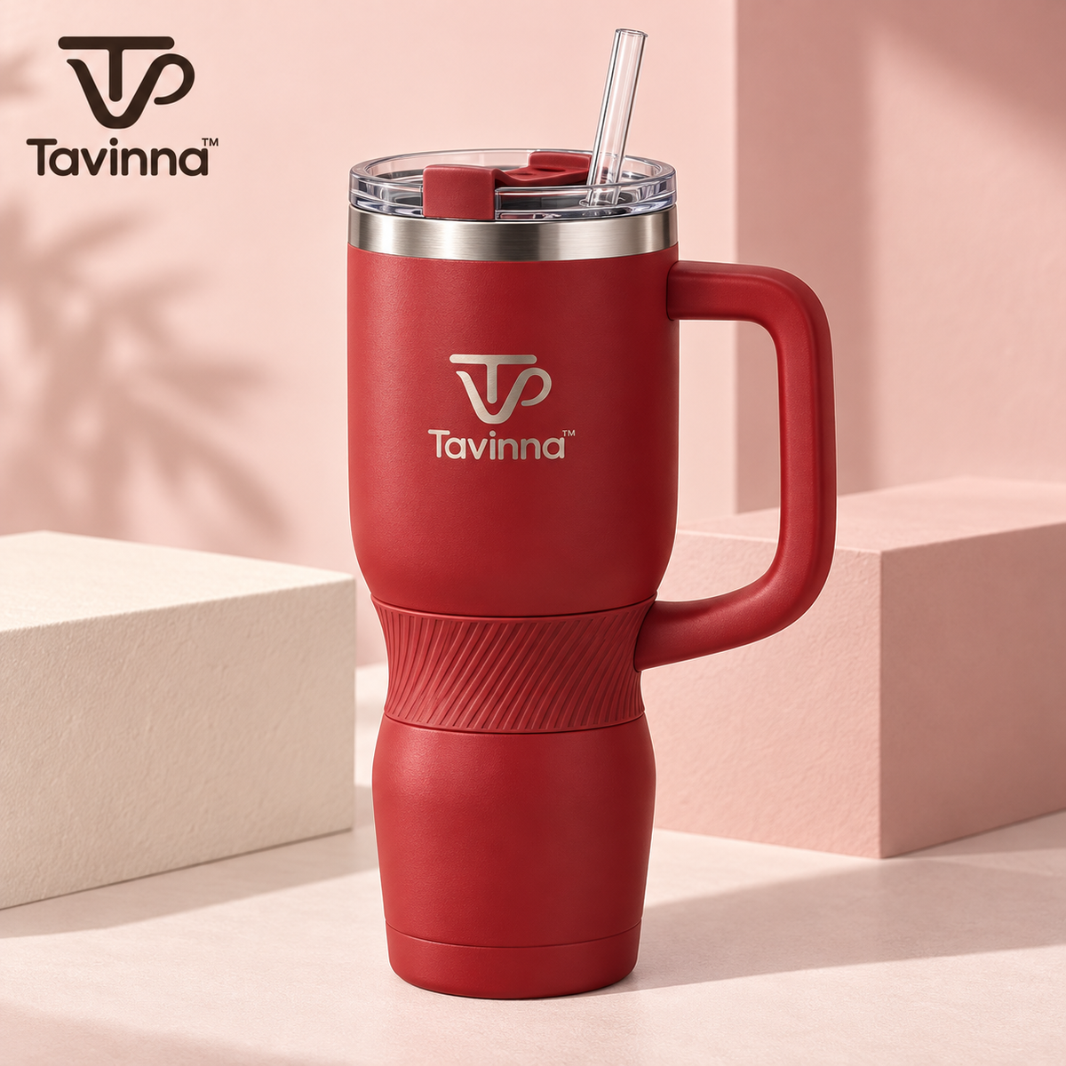 Tavinna Apricot Glow Insulated Tumbler image 1