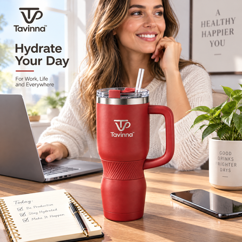 Tavinna Apricot Glow Insulated Tumbler image 2