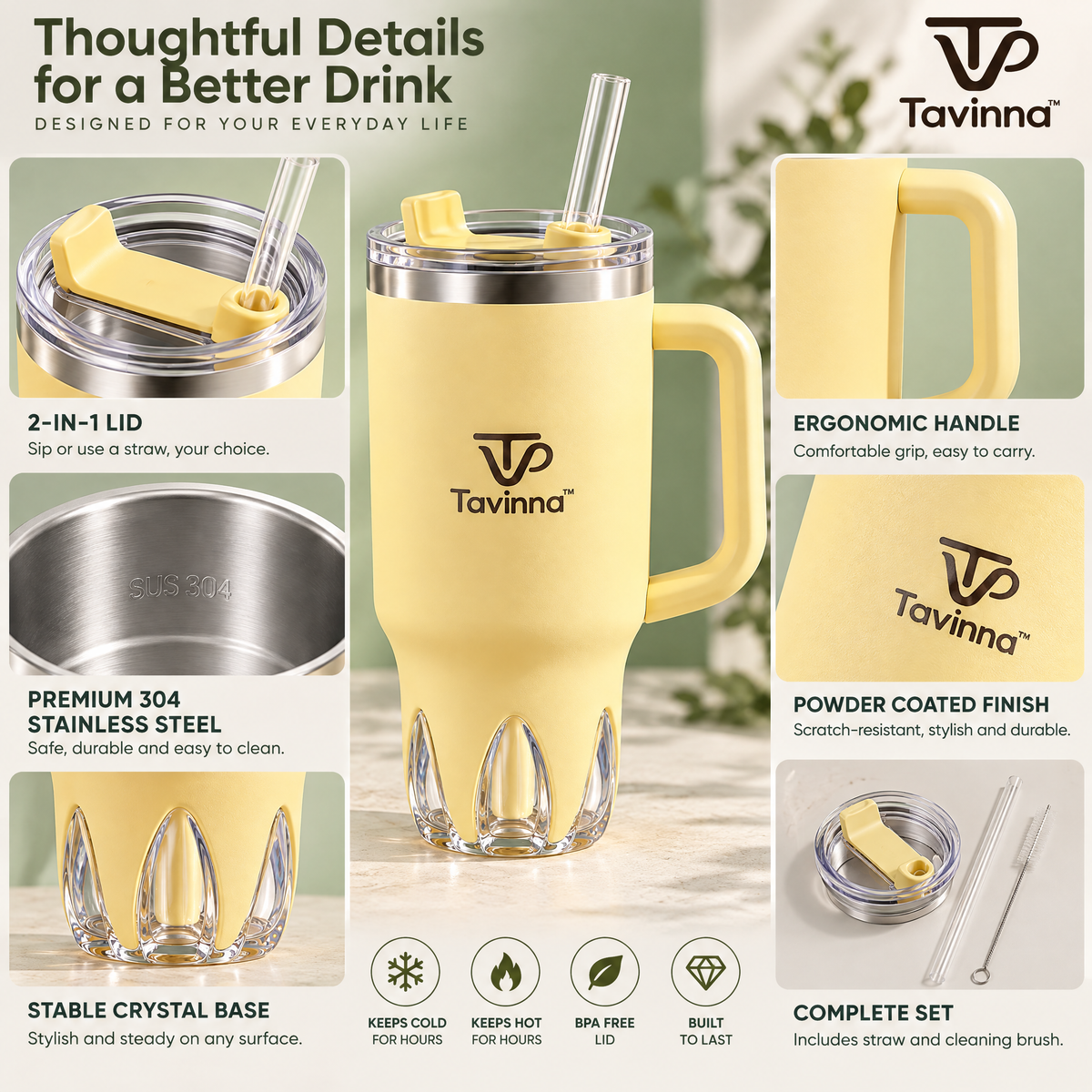 Tavinna Rosewater Curve Tumbler image 3