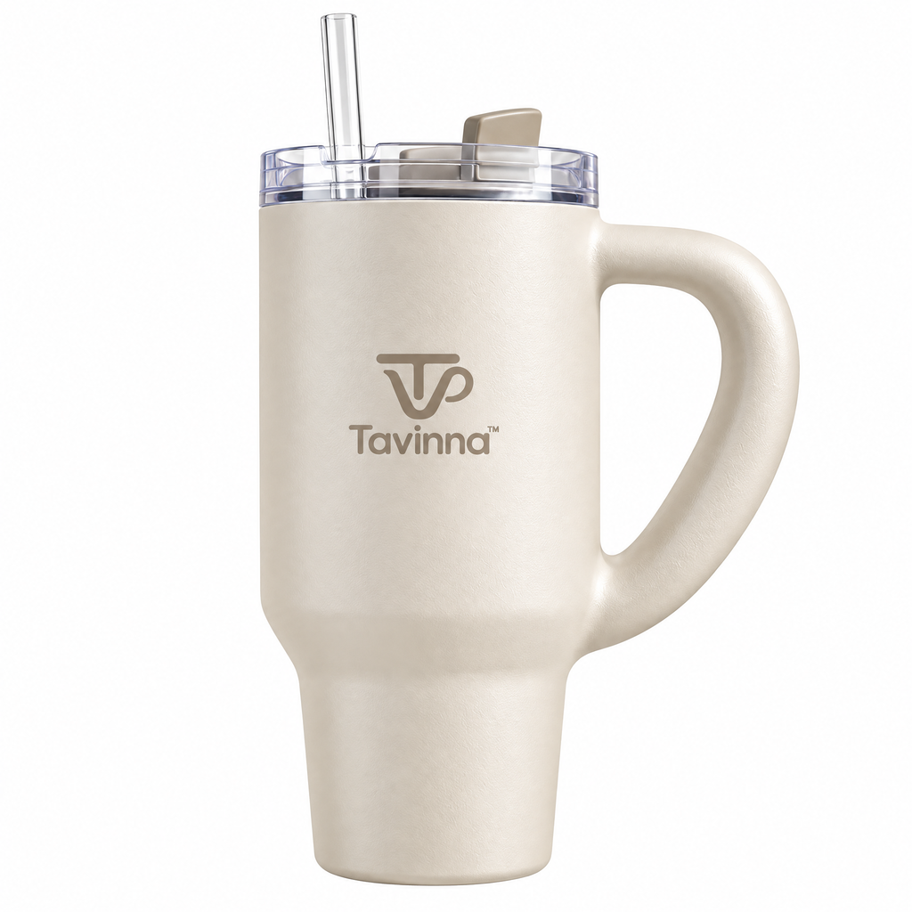 Tavinna Cocoa Cream Travel Tumbler image 5