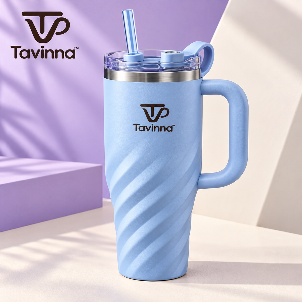 Tavinna Misty Blue Everyday Tumbler image 1