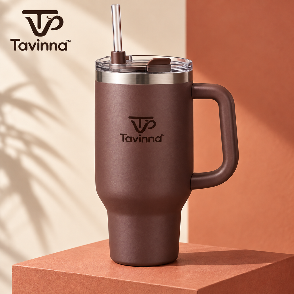 Tavinna Midnight Graphite Insulated Tumbler image 1